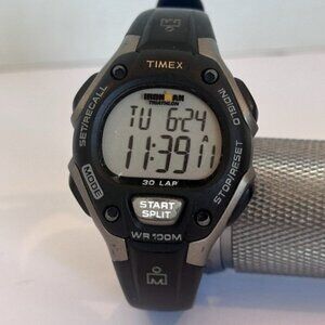 Timex Ironman Triathlon Indiglo Flix Technology 30 Lap Alarm Chrono Watch